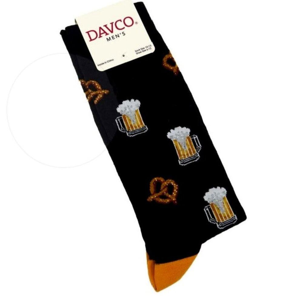 Davco "Beer and Pretzel" Socks NEW